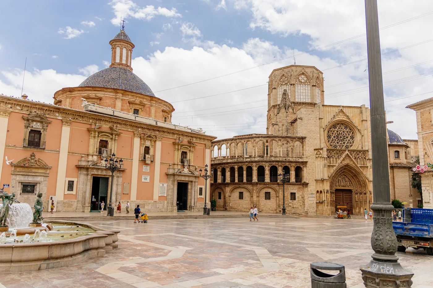 A historic lane in the old town of Valencia, Spain